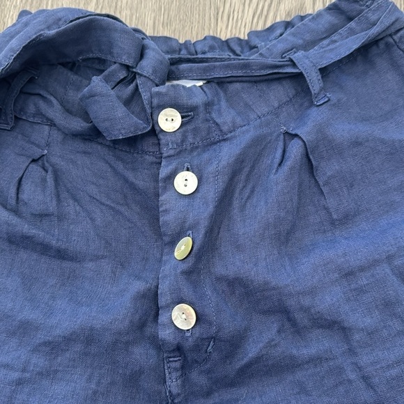 Bella Dahl 100% Linen Button Up Shorts size Xs - Picture 3 of 5